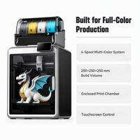 Nouvelle Arrivée : Imprimante 3D K2 Combo Pleine Couleur avec Caméra IA, Nivellement Automatique, Haute Vitesse, Châssis en Alliage d'Aluminium, Compatible PLA, pour Usage Domestique
