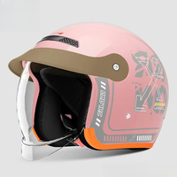 Casque de scooter électrique pour hommes et femmes, adapté à la protection solaire estivale, respirant, confortable et assurant une conduite sécurisée