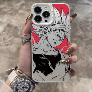 Funda de Teléfono con Diseño de Anime de Wukong, Estilo Caricatura, Acabado Esmerilado IMD, para iPhone 15 14 13 12 11 Pro Max - Product Image 5