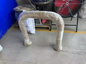 Barriera di Sicurezza Pedonale in Acciaio Q235 Resistente, Tubo ad Anello 75x75mm Verniciato a Polvere, Grado Ingegneristico - Product Image 6