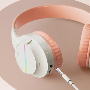 LINX NC05 Jeu musique double mode sans fil lumière LED casque sans fil également support carte <span class=keywords><strong>et</strong></span> câble un glisser deux - Product Image 6