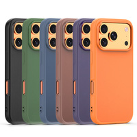 Nouvelle coque de téléphone en tissu texturé pour iPhone 15 Plus, avec découpe pour caméra grand angle, coque en TPU avec doublure anti-traces de doigts