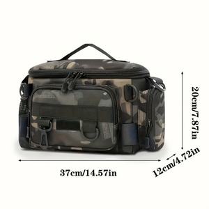 Bolsa de Pesca Multifuncional de Gran Capacidad, Bolsa de Carrete de Camuflaje para Exteriores, Bolsa de Cintura para Pesca con Accesorios de Pesca - Product Image 6