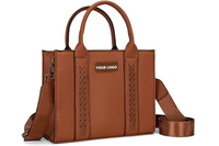 Nouveaux sacs fourre-tout en cuir PU avec fermeture éclair et logo personnalisé pour femmes, imperméables, pour l'automne, sacs à bandoulière pour le travail