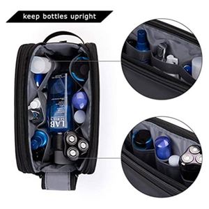Bolsas de Aseo Unisex para Hombre y Mujer, Bolsas de Cosméticos de Gran Capacidad, Bolsa de Almacenamiento de Maquillaje con Compartimento Seco y Húmedo para Viajes al Aire Libre - Product Image 6