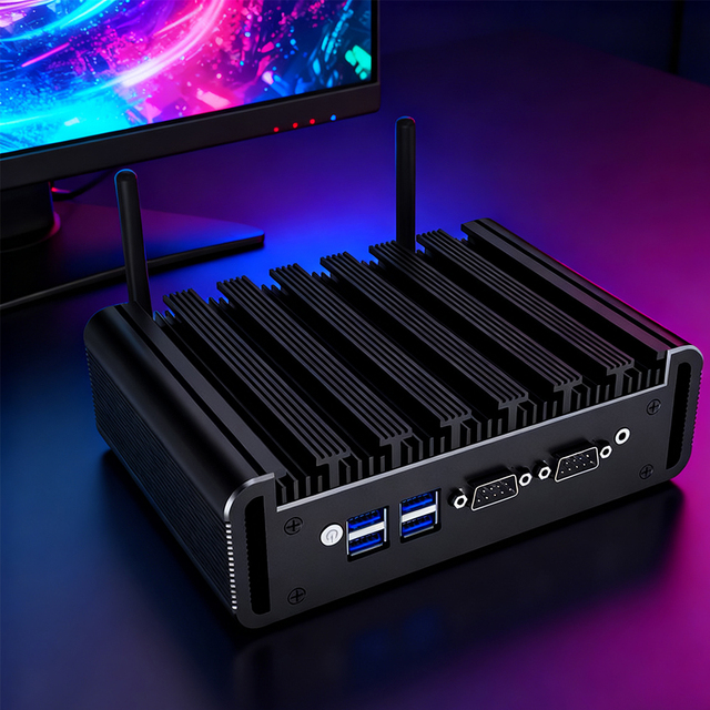 New Mini PC AMD Ryzen 5 5500U 16GB 500GB SSD DDR4 Game Computer BT5.2 8 WiFi6 Cores Pocket Mini Computer Windows 10