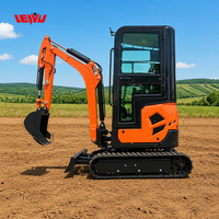 Harga Mini Excavator, Mesin Excavator Kecil, Excavator 1 Ton, Konstruksi Pedesaan, Diskon Super