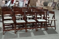 Chaise pliante en bois Fruitwood pour extérieur, jardin, mariage, événement, fête – Design moderne, durable et élégant pour appartement et villa