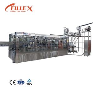 Ligne de production de jus concentré de pommes pour bouteilles PET 3 en 1 Machine de remplissage électrique de boissons Garantie 1 an d'économie d'énergie - Product Image 1