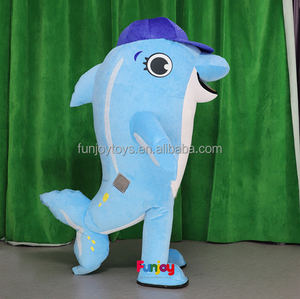 Disfraz <span class=keywords><strong>de</strong></span> mascota delfín inflable personalizado, disfraz <span class=keywords><strong>de</strong></span> Mascota <span class=keywords><strong>de</strong></span> criaturas marinas <span class=keywords><strong>de</strong></span> dibujos animados para caminar a la venta - Product Image 6
