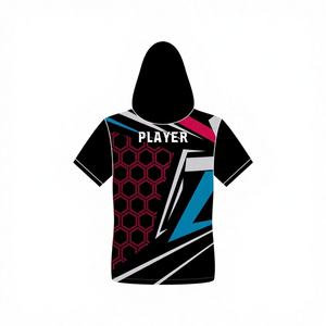 Maillot de basket-ball pour adulte, sublimation, respirant, manches courtes, pour uniformes de basket-ball - Product Image 1