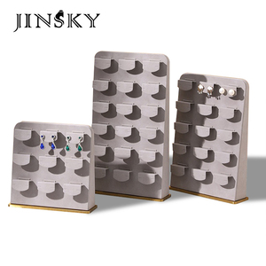 Expositor de Joyería de Microfibra de Lujo Ligero, Soporte para Pendientes y Collares para Tienda, Sala de Exhibición, Transmisión en Vivo, Accesorio para Sesión de Fotos - Product Image 1