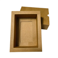Boîte cadeau en carton avec tiroir coulissant, estampage à chaud sur papier kraft, logo en relief, papier couché personnalisé, pelliculage mat, éponge