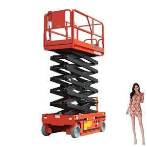 Equipo de almacén Elevador de carga eléctrico Plataforma de 5,8 M Plataforma elevadora de tijera aérea Plataforma DE TRABAJO - Product Image 4