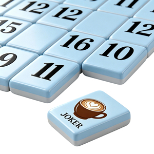 Juego <span class=keywords><strong>de</strong></span> Mahjong <span class=keywords><strong>de</strong></span> Acrílico Tallado con Detalles Dorados y Números Secuenciales, Cubo <span class=keywords><strong>de</strong></span> Rummy, Regalo Entretenido - Product Image 6