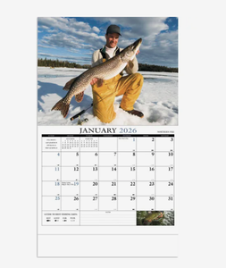 Custom Logo Advertising Fishing Guide Appointment <strong>Calendars</strong> 2027 Spiral Desk Wall Promotional Gift Wholesale Business - Product Image 3