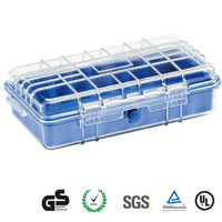 Caja portátil de almacenamiento, pequeña, Simple, impermeable, 142 250x65mm, Micro Deli 1060