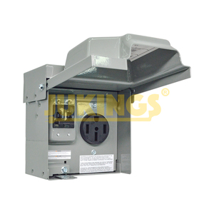 Outdoor 50A 125V/250V 14-50R Kupferdraht-Elektrostecker-Einlassdose mit Schalter, 60Hz, wasserdichte Steckdose für gewerbliche Nutzung, Überspannungsschutz - Product Image 2