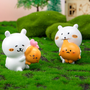 Yu Mo Relax <b>Bear</b> Blind Box Resin Figurine Toy 6pcs Set Creative <b>Cute</b> Desktop Ornament Gift for Kids and Collectors - Product Image 4