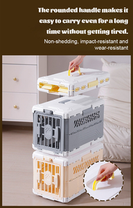 กล่องใส่สัตว์เลี้ยงสะดวกสำหรับแมวออกไปข้างนอก กระเป๋าใส่สัตว์เลี้ยงแบบพับได้สำหรับสุนัขขนาดเล็กและขนาดกลาง - Product Image 6