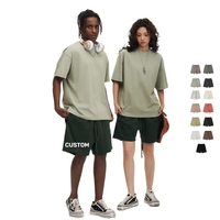 Zhuoma hommes été sport Shorts 100% coton 450 GSM personnalisé français éponge brodé taille élastique Streetwear pantalons courts