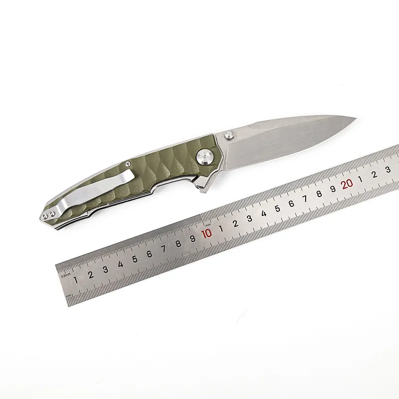 פלדה D2 באיכות גבוהה עם ידית G10 סכין מתקפלת כלי חיצוני הישרדות כלים אולר כיס קמפינג חיצוני סכין RTS