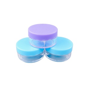 Cosmetici di lusso 5g/10g/20g che confezionano piccoli barattoli di plastica trasparenti mini - Product Image 1