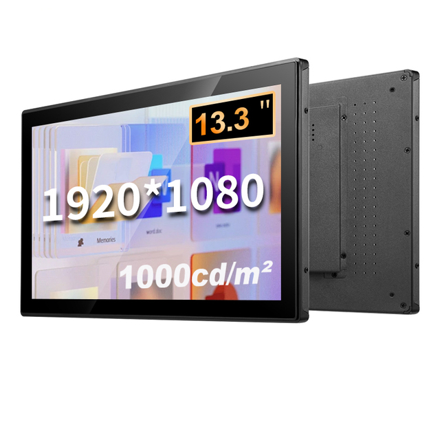 13.3 Inch 1920*1080 Outdoor 1000NITS Industrial Touch Screen Monitor Panel Waterproof Mount Open Frame Display for Kiosk