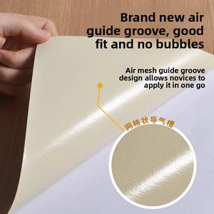 Autocollants décoratifs en PVC imitation bois haut de gamme, modernes, pour la rénovation de meubles d'hôtel, film auto-adhésif changeant de couleur, armoires - Product Image 4