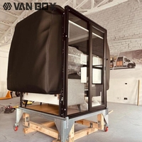Fourgon Aménagé 4x4 de Luxe Chinois avec Toit Escamotable, Fabrication Personnalisée, pour Camping Mobile Compact en Voiture, à Vendre en Malaisie
