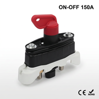 Interrupteur de déconnexion de batterie 12V 24V, interrupteur rotatif à 2 pôles, interrupteur de coupure à courant élevé pour voiture, camion, camping-car, marine