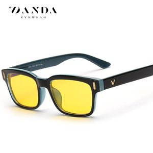 Gafas de Sol Vanda con Lentes Amarillas, Montura Rectangular, Unisex, Gafas Ópticas de Moda - Product Image 5