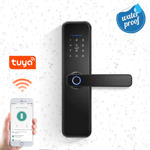 Serrure électronique numérique de sécurité domestique Tuya Ttlock, serrure intelligente à empreintes digitales étanche, serrure de porte intelligente BLE WIFI - Product Image 2