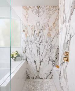Mármol Calacatta Gold con Vetas Grandes, Precio de Mármol Natural para Azulejos de Pared de Baño - Product Image 4