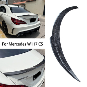 For W117 C117 CS Style Forged Carbon Fiber Rear Spoiler Trunk Wing 2013-2019 - Product Image 2