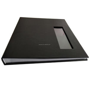 Copertina rigida in pelle nera con pagine bianche Album per Album fotografico 2x6 - Product Image 4