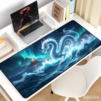Tapis de souris de jeu carré en caoutchouc naturel personnalisé en gros, prêt pour la sublimation, avec repose-poignet, compatible multi-tailles, pour usage au bureau