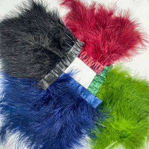 Garniture de plumes d'<span class=keywords><strong>autruche</strong></span>, <span class=keywords><strong>prix</strong></span> moins cher, pelucheux pour fête, Festival, teinte d'<span class=keywords><strong>autruche</strong></span> - Product Image 4