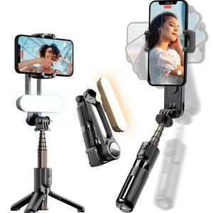 L09 Pro Hand Held <strong>Phone</strong> Follow <strong>Gimble</strong> with APP,Estabilizador De Celular Com LED,Estabilizador Para Cellular Mano Video - Product Image 1