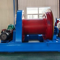 Treuil de mine JZ pour la construction de puits / Treuil de levage minier / Tambour simple / Frein à disque / Capacité de charge 25T / Hauteur de levage 1320mm