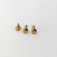 Vis et boulons en laiton et cuivre de haute qualité de Chine, petites vis métalliques électriques M2 CMC, pour tournage, fraisage et usinage, à filetage complet