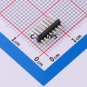 ZX-PZ1.27-1-8PZZ Pin Header Through hole Component (THT),P=1.27mm Connector 1x8P 1.27mm Pin Header Through Hole - Product Image 1