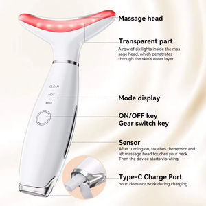 Masajeador Facial Eléctrico Portátil para el Cuidado de la Piel, 3 Modos de Masaje que Ayudan a Mejorar la Circulación y Reducir la Hinchazón - Product Image 4