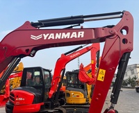 Excavator Mini Crawler Yanmar VIO55 Bekas Asli Jepang, Hemat Bahan Bakar, 5.5 Ton, Digger Kecil Dengan Bucket Standar untuk Kebun