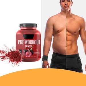 Suplementos de Aminoácidos de Marca Privada para Nutrición Deportiva, Monohidrato de Creatina Pre-Entrenamiento OEM, BCAA - Product Image 3