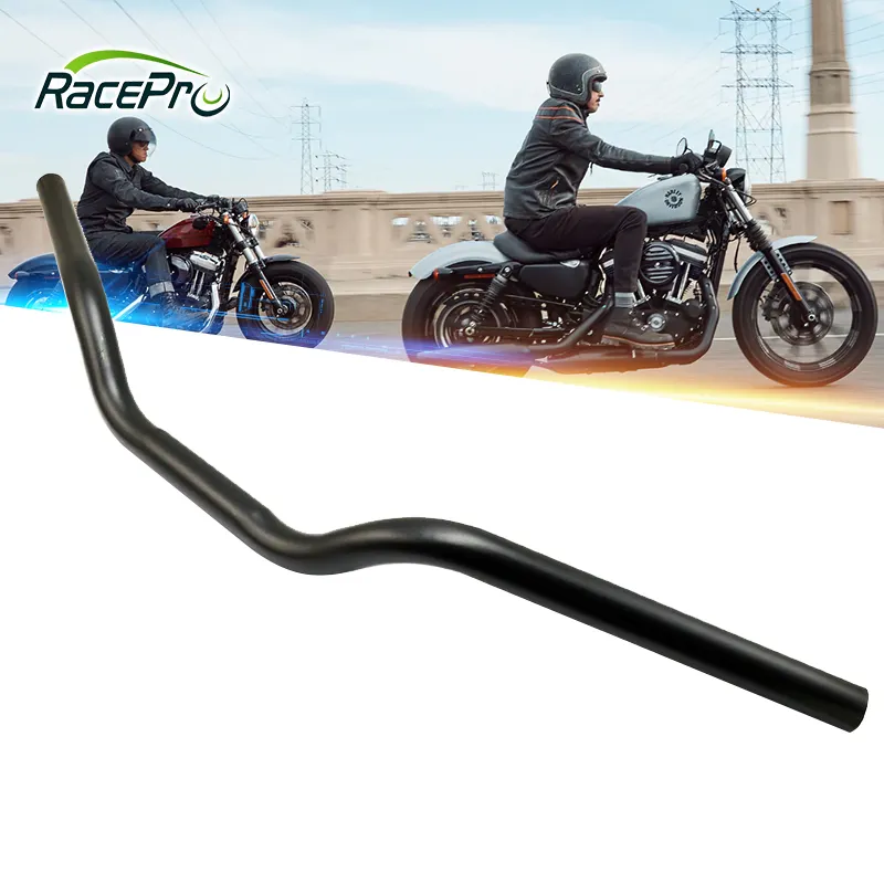 Racepro-Manillar de motocicleta, barras largas de 1 "para Harley Davidson Dyna Sportster Chopper Bobber 883 1200
