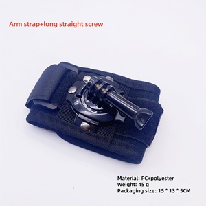 Support de caméra d'<span class=keywords><strong>action</strong></span> rotatif à 360° pour GoPro Hero 13 DJI <span class=keywords><strong>Action</strong></span> 6 5 Pro Insta360 Go 3, support mains libres pour tournage POV - Product Image 4