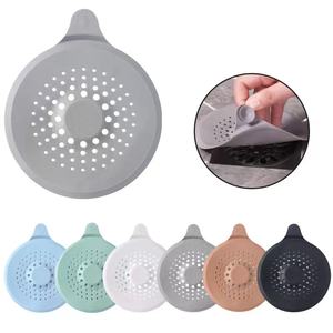 Filtre à cheveux Durable pour égouts de toilettes, anti-<span class=keywords><strong>d</strong></span>éodorant de lavabo de cuisine, bouchon de couvercle de drain de sol en silicone résistant aux cheveux - Product Image 1