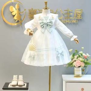 女婴公主派对礼服学步儿童蕾丝刺绣薄纱优雅婚礼生日舞会礼服儿童圣诞服装 - Product Image 6