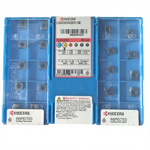 LOGU090408ER-GM PR1835 Plaquettes en carbure super dur Kyoceras, fraises de tournage CNC, pièce en acier, OEM disponible, lame de 32 mm PCD - Product Image 1